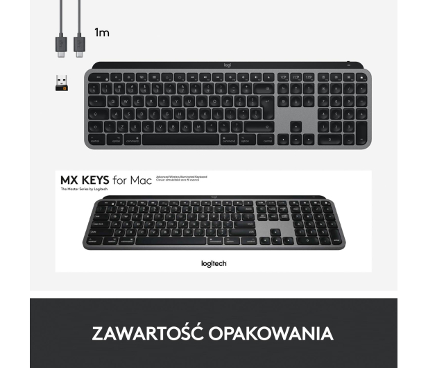 LOGITECH MX Keys Illuminated dla komputerów Mac 920-009558 - 590802 - zdjęcie 16
